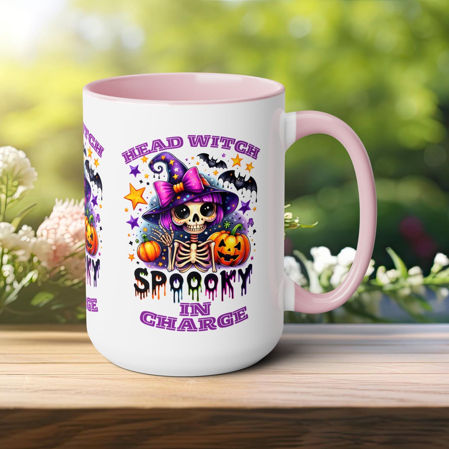 Head Witch In Charge Halloween Coffee Mug,  Let's Go Halloween Coffee Mug, Trick or Treat Halloween Coffee Mug, Cute Skeleton Coffee Mug, Spooky Season Halloween Coffee Mug.