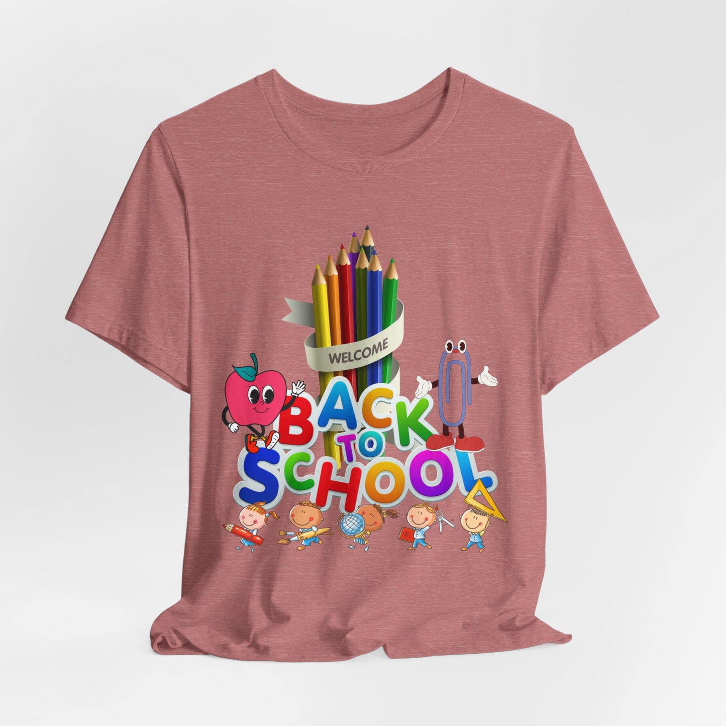 Welcome Back To School T-Shirt, Teacher T-Shirt, Teacher Back To school unisex jersey short sleeve.First Day Vibes T-Shirt.