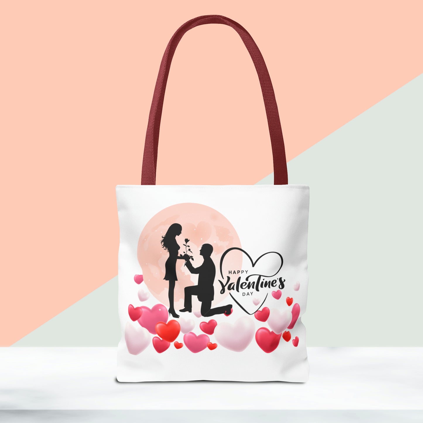 Happy Valentines Day Tote Bag