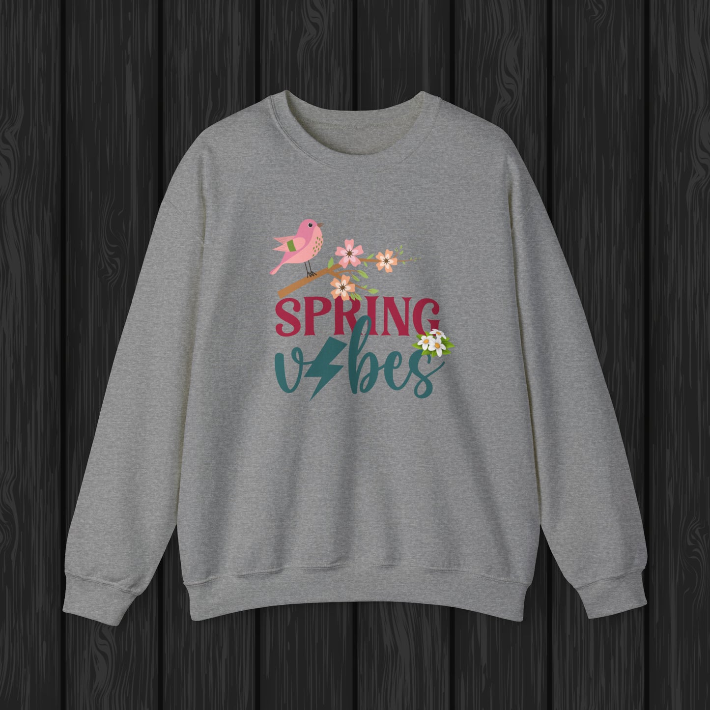 Spring Vibes Unisex Crewneck Sweatshirt