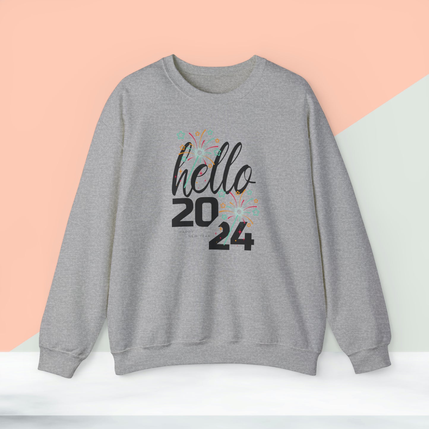 Happy New Year Unisex Heavy Blend™ Crewneck Sweatshirt