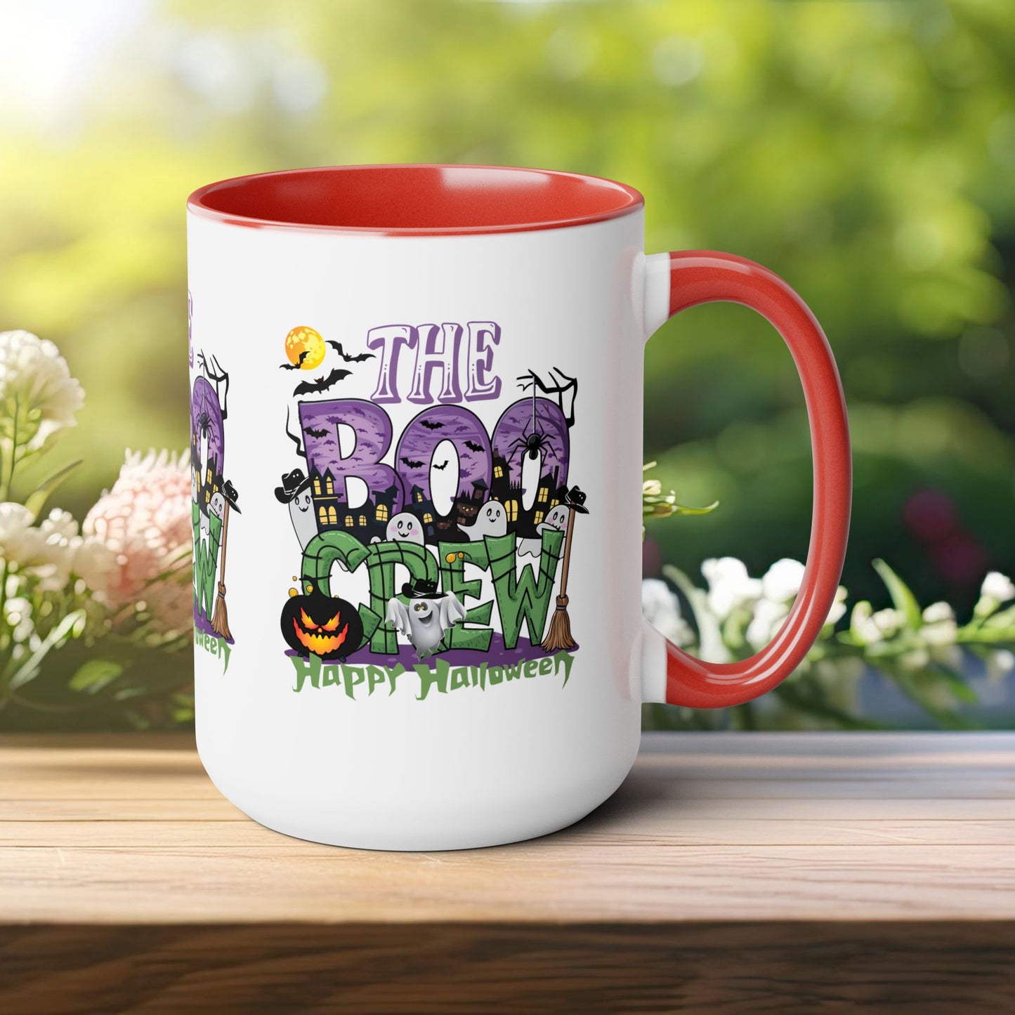 The Boo Crew Happy Halloween Coffee Mug,  Let's Go Halloween Coffee Mug, Trick or Treat Halloween Coffee Mug, Cute Skeleton Coffee Mug, Spooky Season Halloween Coffee Mug.