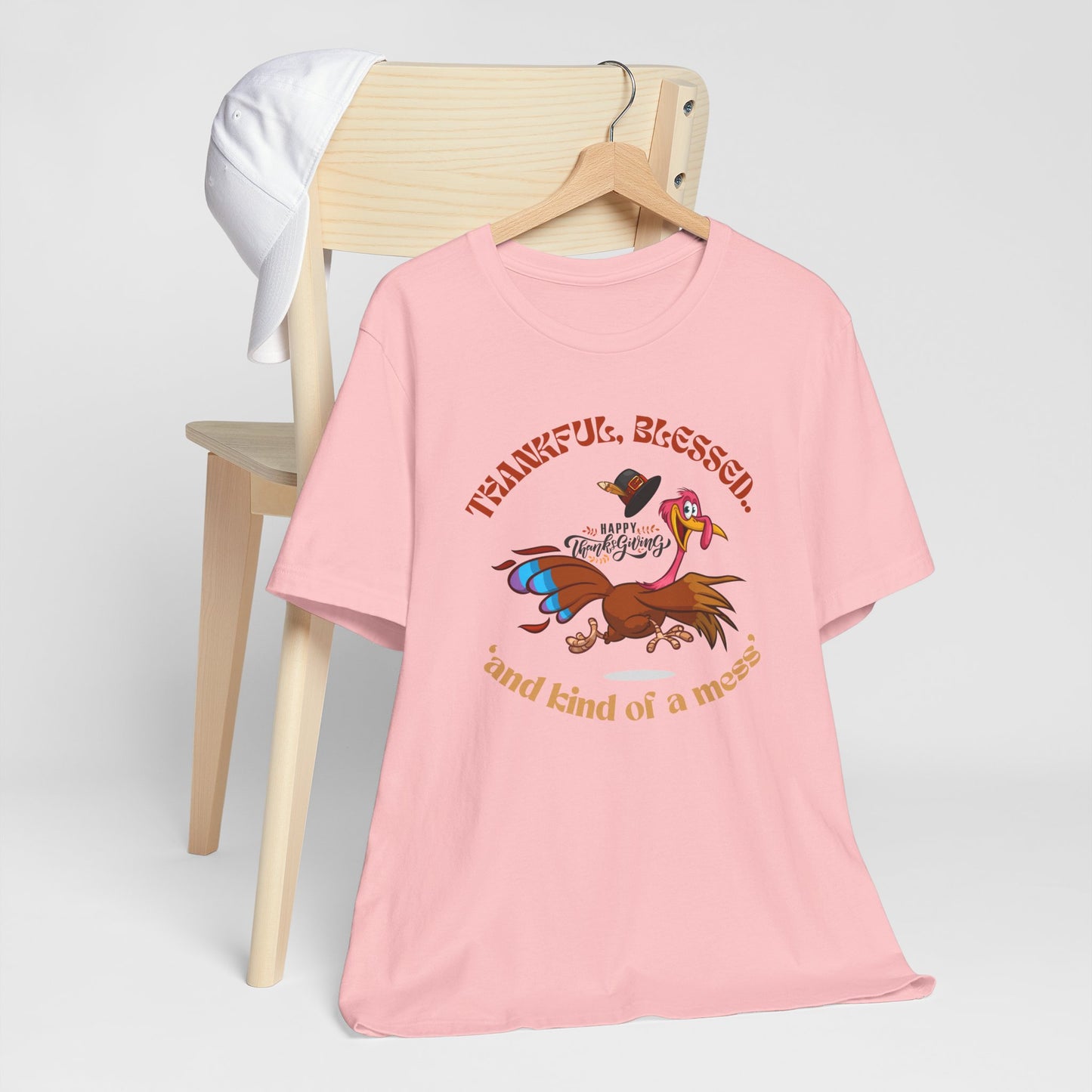 Thankful Blessed T-shirt, Happy Thanksgiving T-shirt, Happy Thanksgiving T-shirt, Happy thanksgiving 2024 T-shirt, Thanksgiving Gift,Turkey Shirt, Family Thanksgiving, Holiday Outfit.