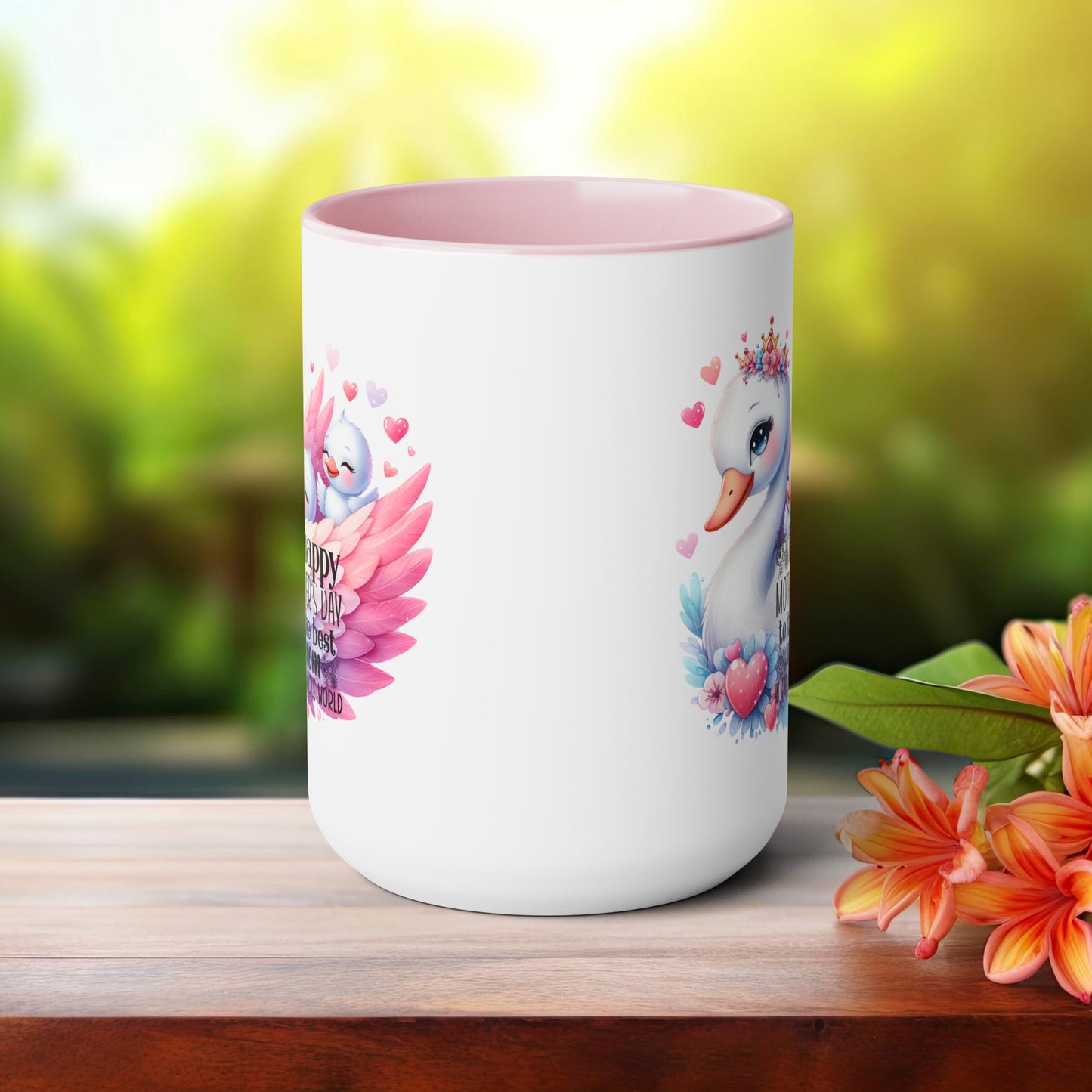 Happy Mother's dayTow-Tone Coffee Mug.15oz, Gift for mom, Mama's Coffee Mug