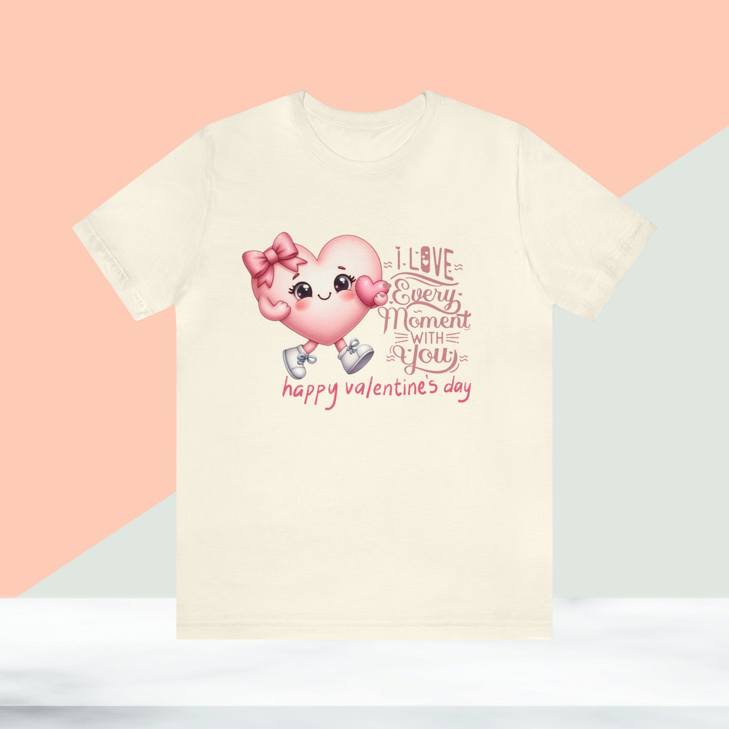 Happy valentines day Unisex Jersey Short Sleeve Tee