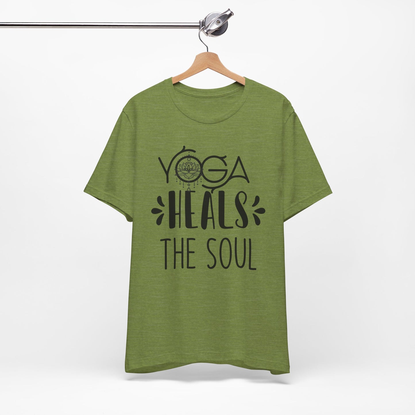 Yoga Heals The soul T-Shirt, Cute Yoga workout Shirt, Yoga lovers T-shirt, Yoga Instructor Gift, Gym shirt, Gift For Yoga lover, Gift For Yogi.