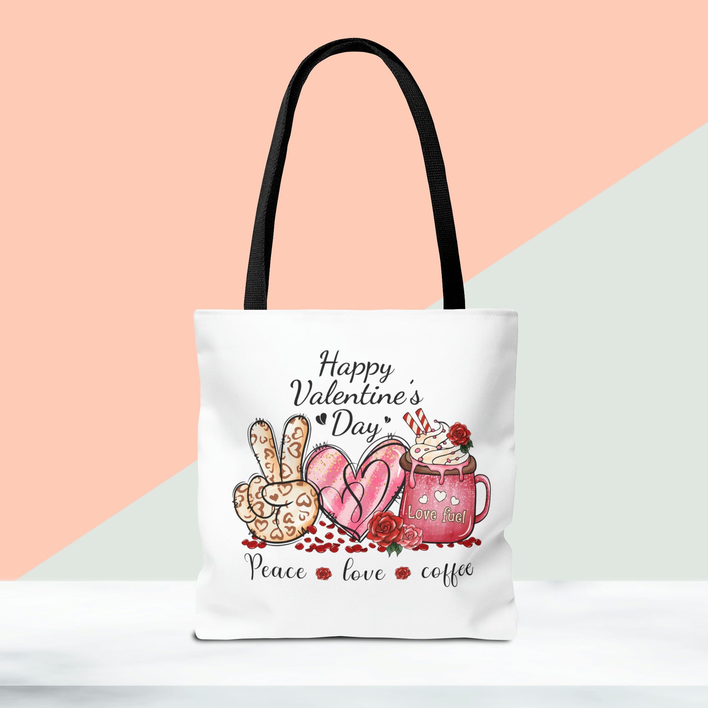 Happy Valentines Day Tote Bag