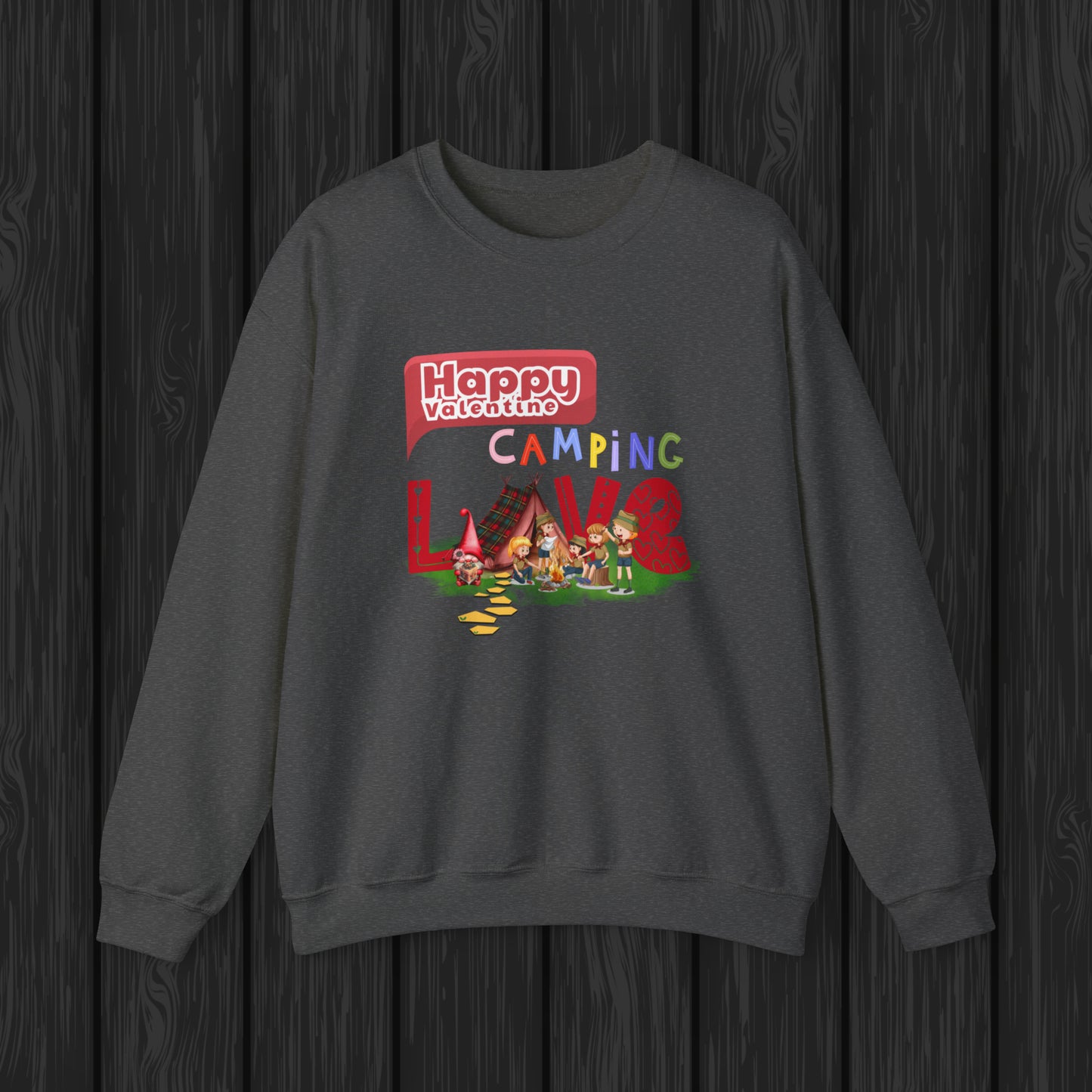 Happy valentines day Unisex Heavy Blend™ Crewneck Sweatshirt