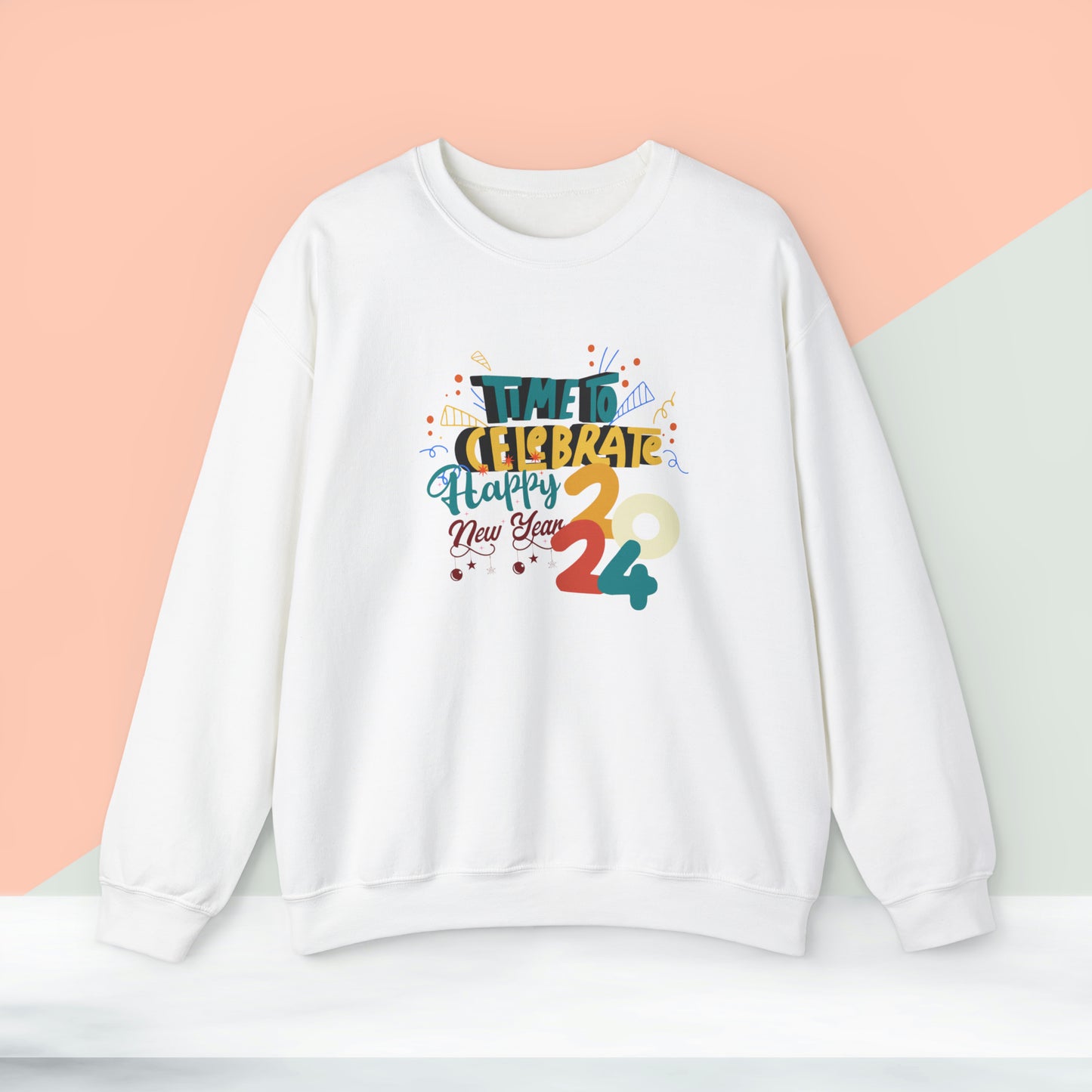 Happy New Year Unisex Heavy Blend™ Crewneck Sweatshirt