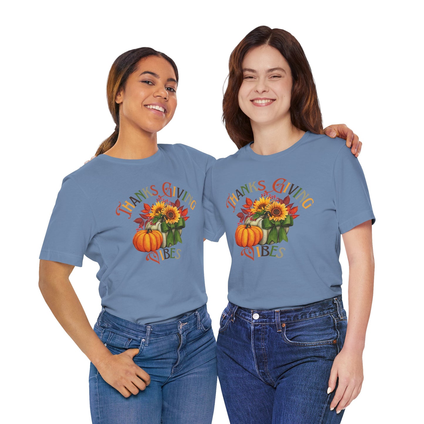 Thanks Giving  Vibes T-shirt, Happy Thanksgiving T-shirt, Happy thanksgiving 2024 T-shirt, Thanksgiving Gift,Turkey Shirt, Family Thanksgiving, Holiday Outfit.