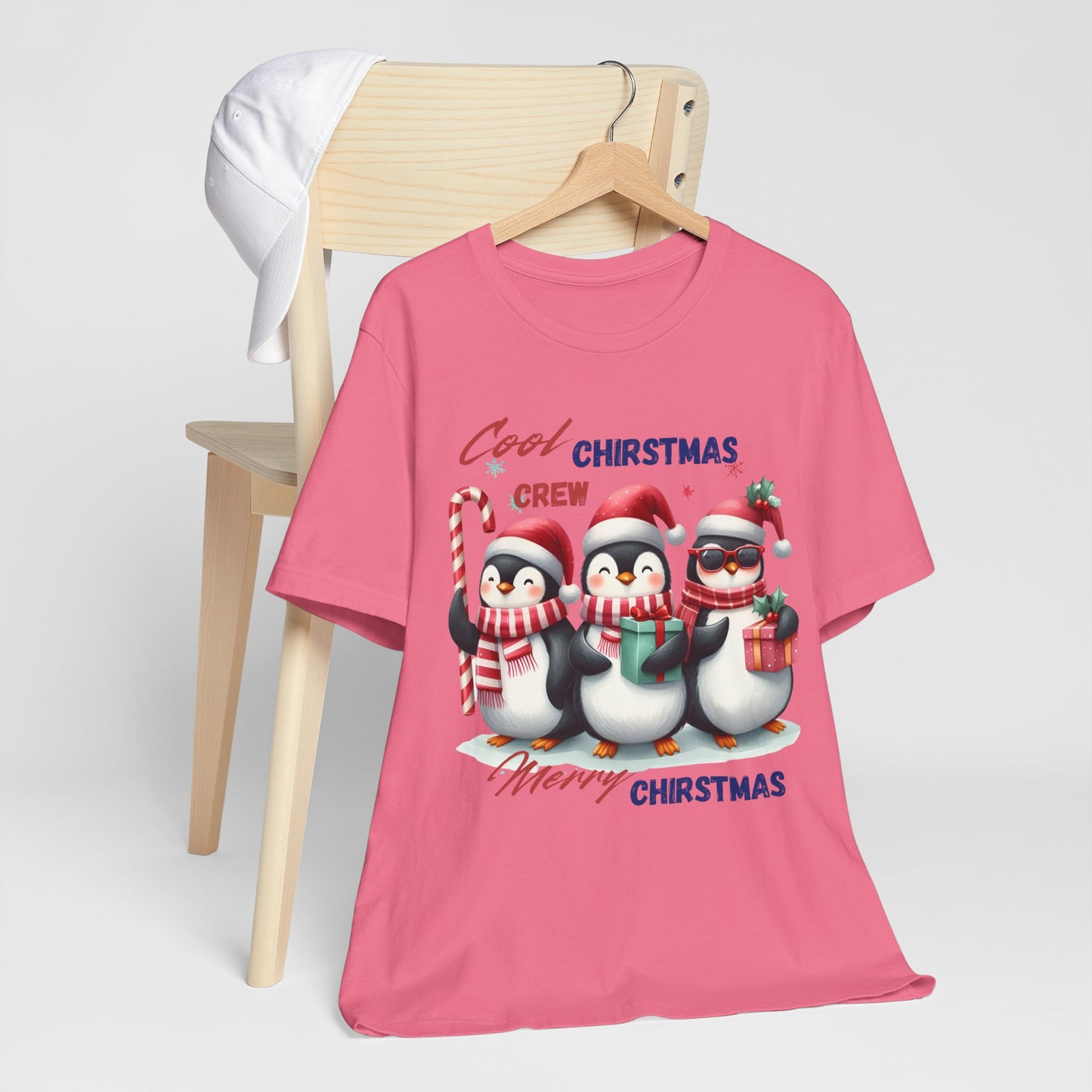 Cool Christmas Crew Unisex Tee, Christmas Shirt, Christmas Outfit, Merry Christmas T-shirt, Merry Christmas 2024 T-shirt, Christmas Gift, Family Holiday Outfit.