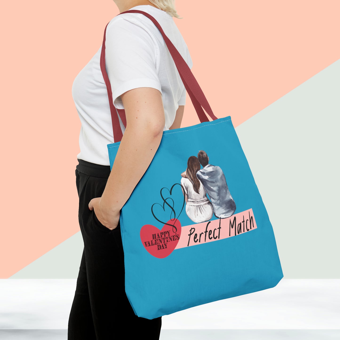 Happy Valentines Day Tote Bag