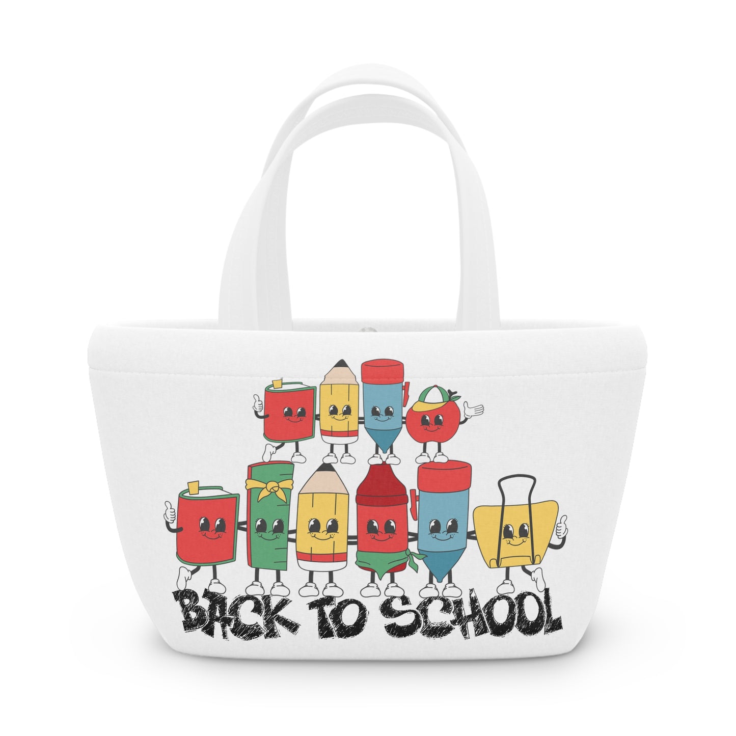 Back To School Lunch Bag, Back to Learning Lunch Bag, Ready for School Lunch Bag.