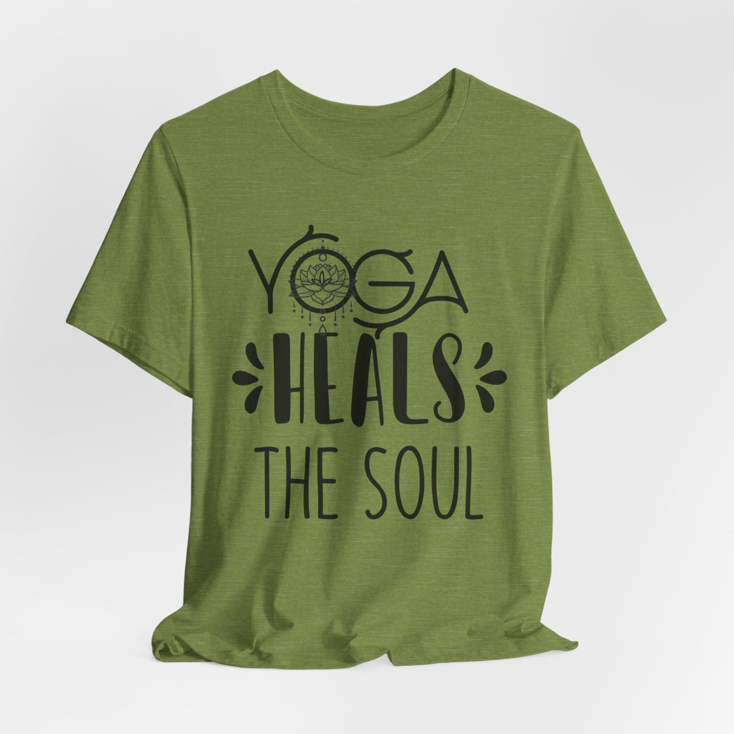 Yoga Heals The soul T-Shirt, Cute Yoga workout Shirt, Yoga lovers T-shirt, Yoga Instructor Gift, Gym shirt, Gift For Yoga lover, Gift For Yogi.