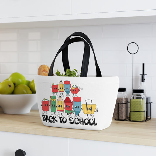 Back To School Lunch Bag, Back to Learning Lunch Bag, Ready for School Lunch Bag.