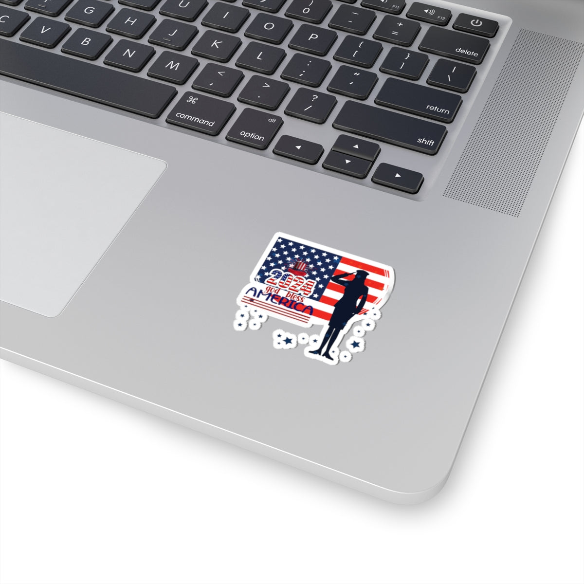 Happy 4th Of July Kiss-Cut Stickers, America, Flag, Peace Love America. Proud To Be An American, Red White Blue stickers. United Fourth of July Stickers.