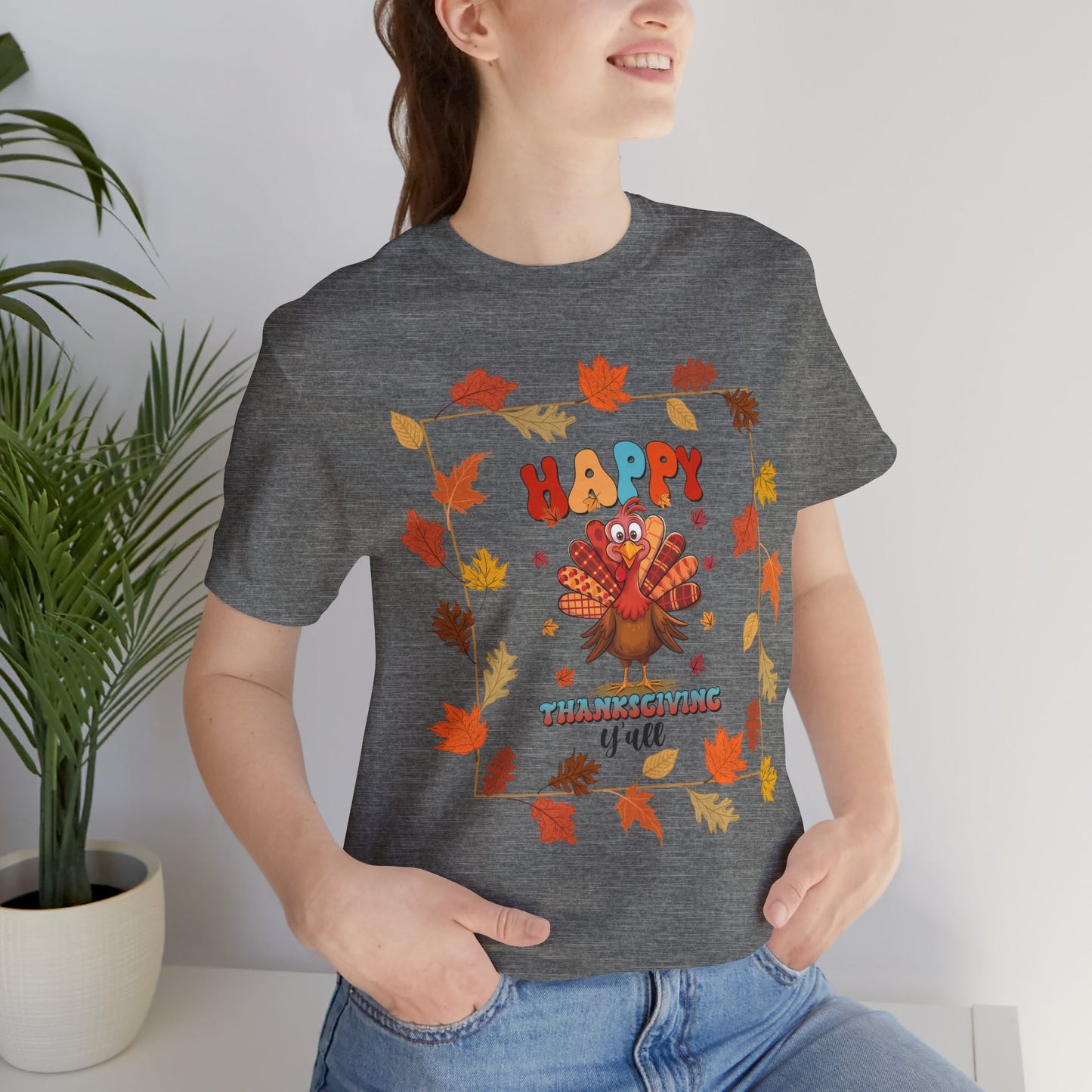 Happy Thanksgiving T-shirt, Happy Thanksgiving T-shirt, Happy thanksgiving 2024 T-shirt, Thanksgiving Gift,Turkey Shirt, Family Thanksgiving, Holiday Outfit.