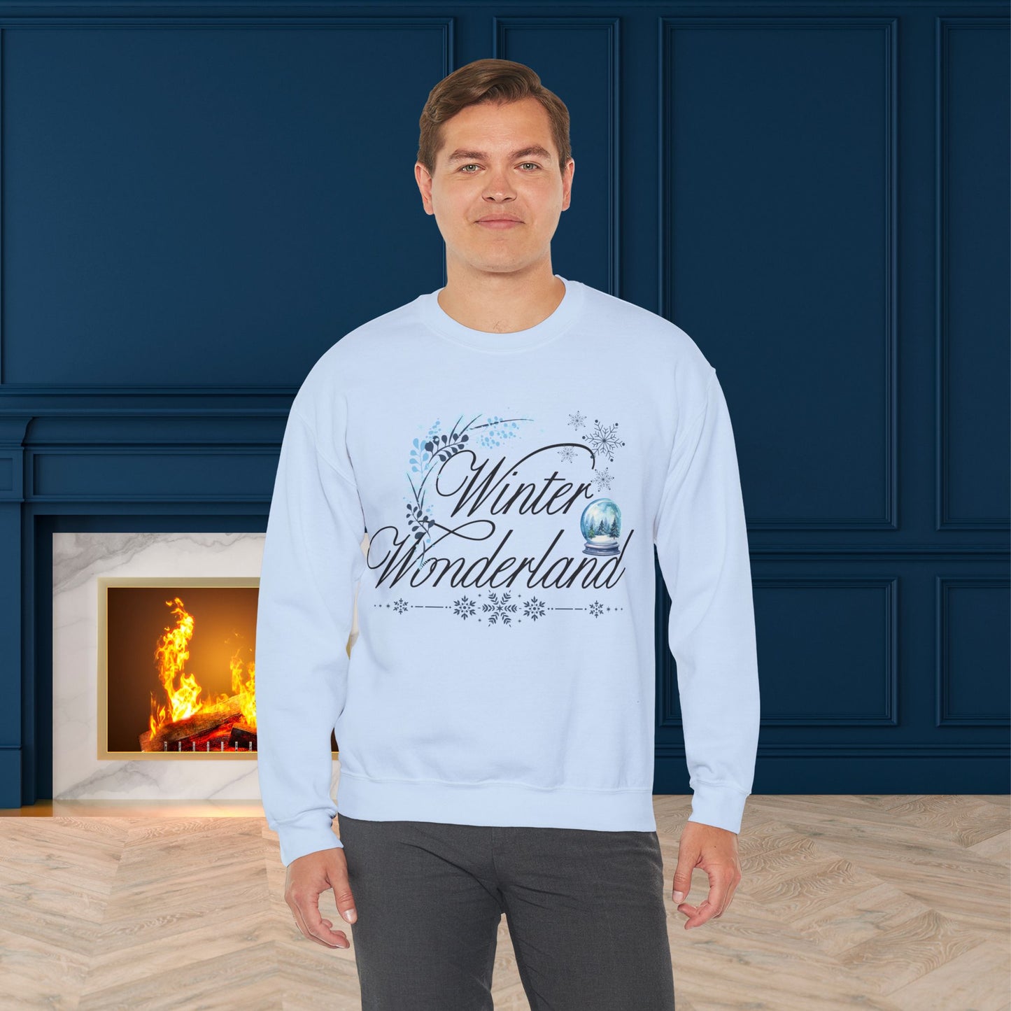 Winter wonderland Sweatshirt - Unisex Heavy Blend, Merry Christmas, Festive, Christmas Gift, Crewneck, merry Christmas Sweatshirt, Christmas Sweatshirt  Christmas Gift, Festive Sweatshirt.