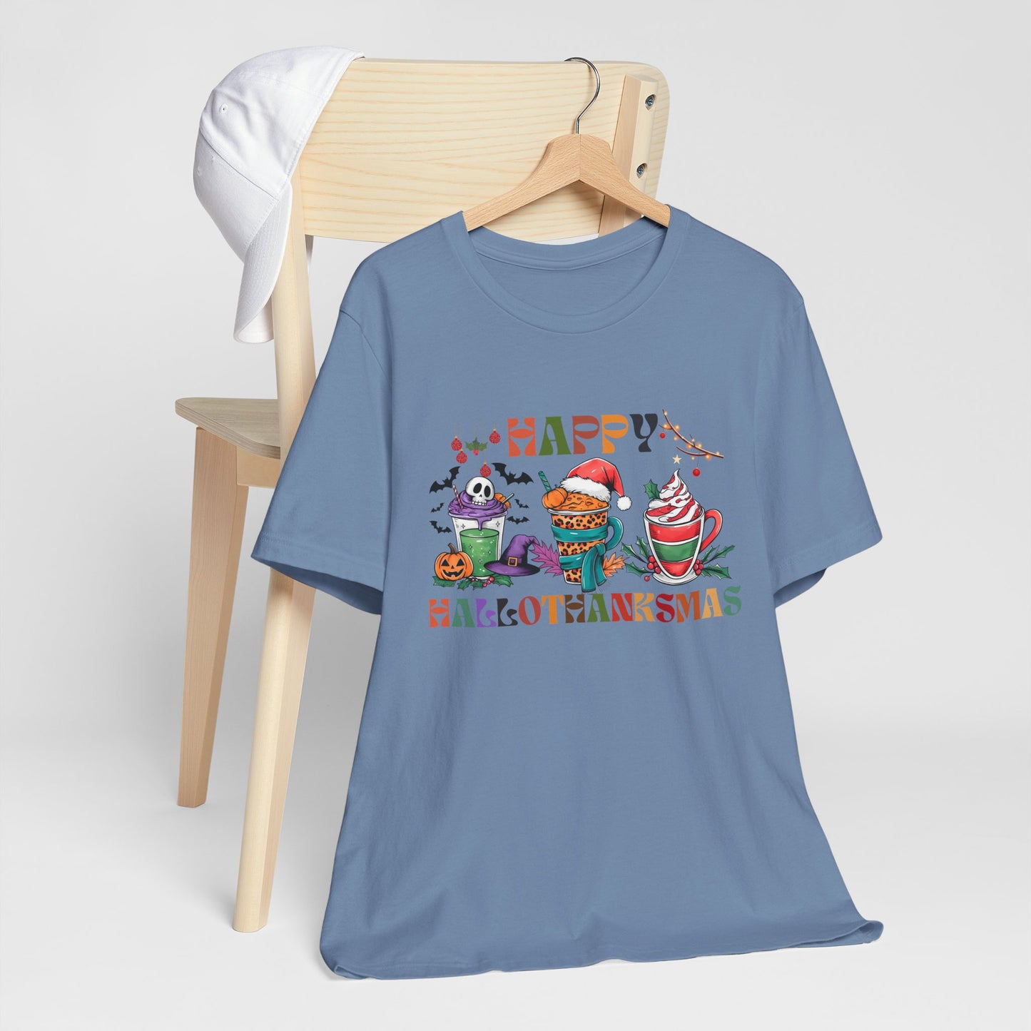 Happy Hellothanksmas T-shirt, Happy Thanksgiving T-shirt, Happy thanksgiving 2024 T-shirt, Thanksgiving Gift,Turkey Shirt, Family Thanksgiving, Holiday Outfit.