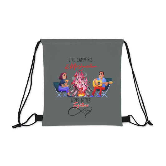 Happy Valentines Day Drawstring Bag