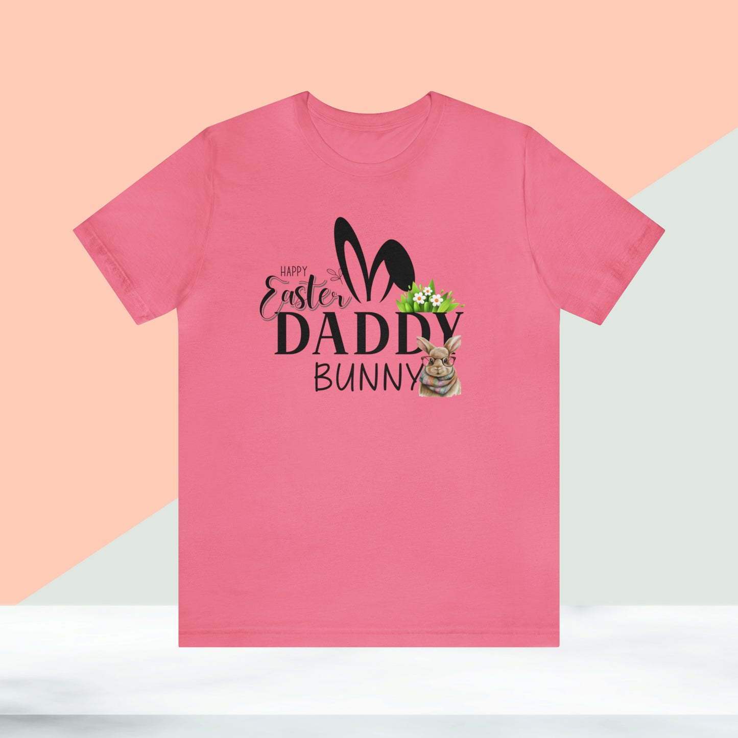 Daddy Bunny Unisex Jersey Short Sleeve Tee