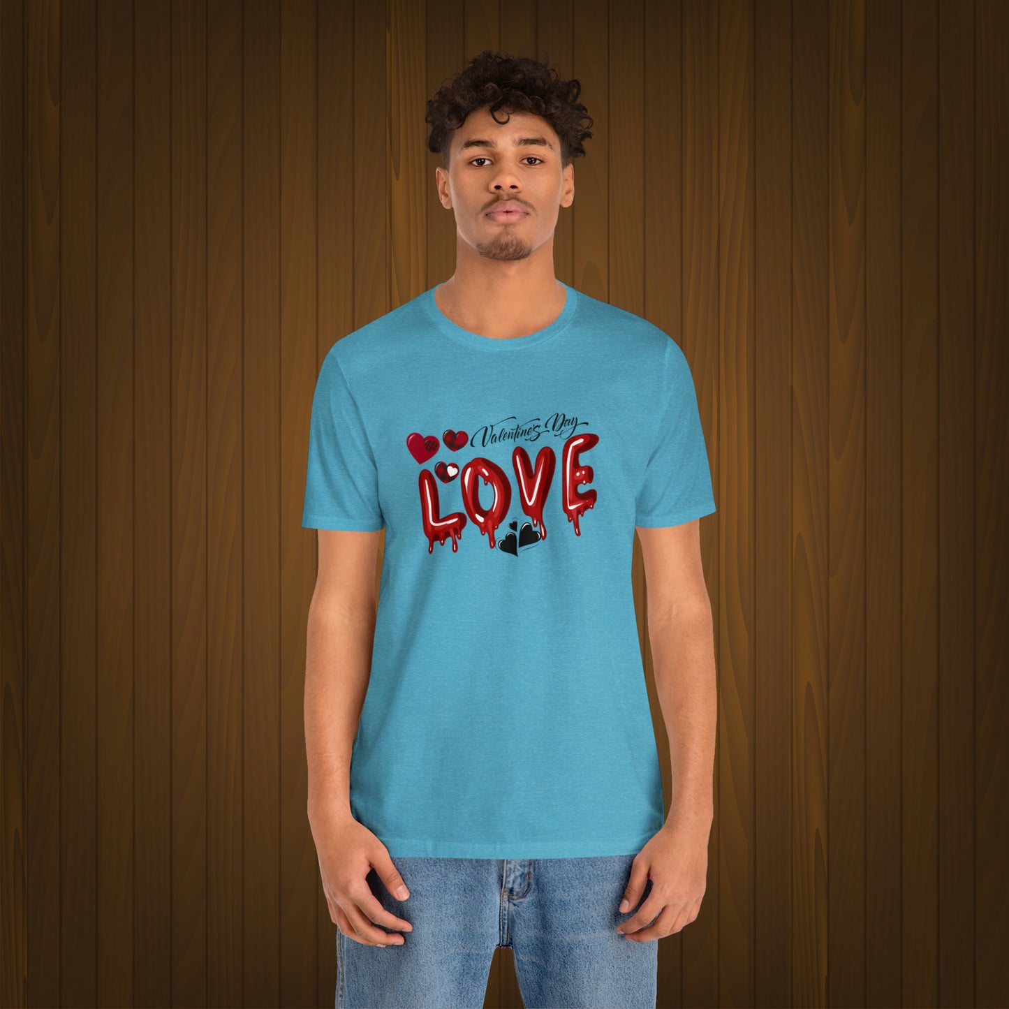 Happy valentines day Unisex Jersey Short Sleeve Tee