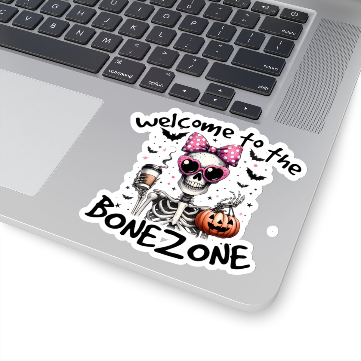 welcome to the Bone Zone Kiss-Cut Stickers, Happy Halloween Kiss-Cut Stickers, Spooky Season Kiss-Cut Stickers, Cute Cat Halloween Kiss-Cut Stickers.