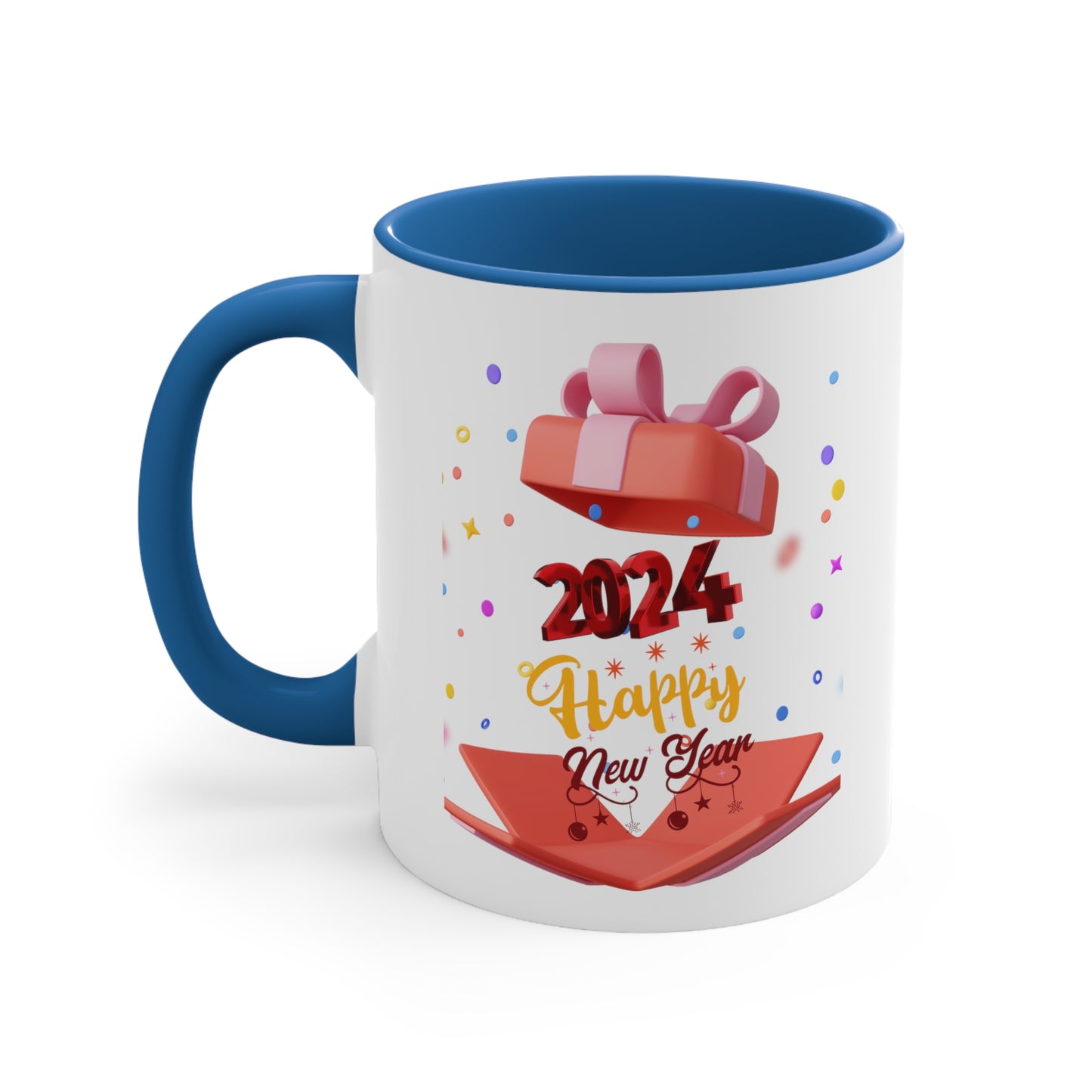 Happy New Year Accent Coffee Mug, 11oz