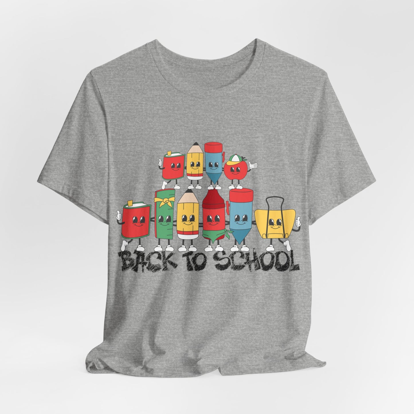 Back To School T-Shirt, Teacher Back To school unisex jersey short sleeve.First Day Vibes T-Shirt.