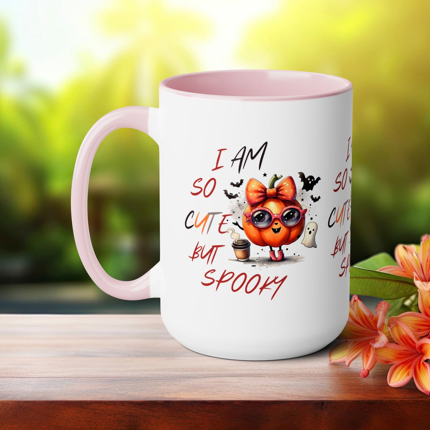 I Am So Cute But Spooky Halloween Coffee Mug,  Let's Go Halloween Coffee Mug, Trick or Treat Halloween Coffee Mug, Cute Skeleton Coffee Mug, Spooky Season Halloween Coffee Mug.