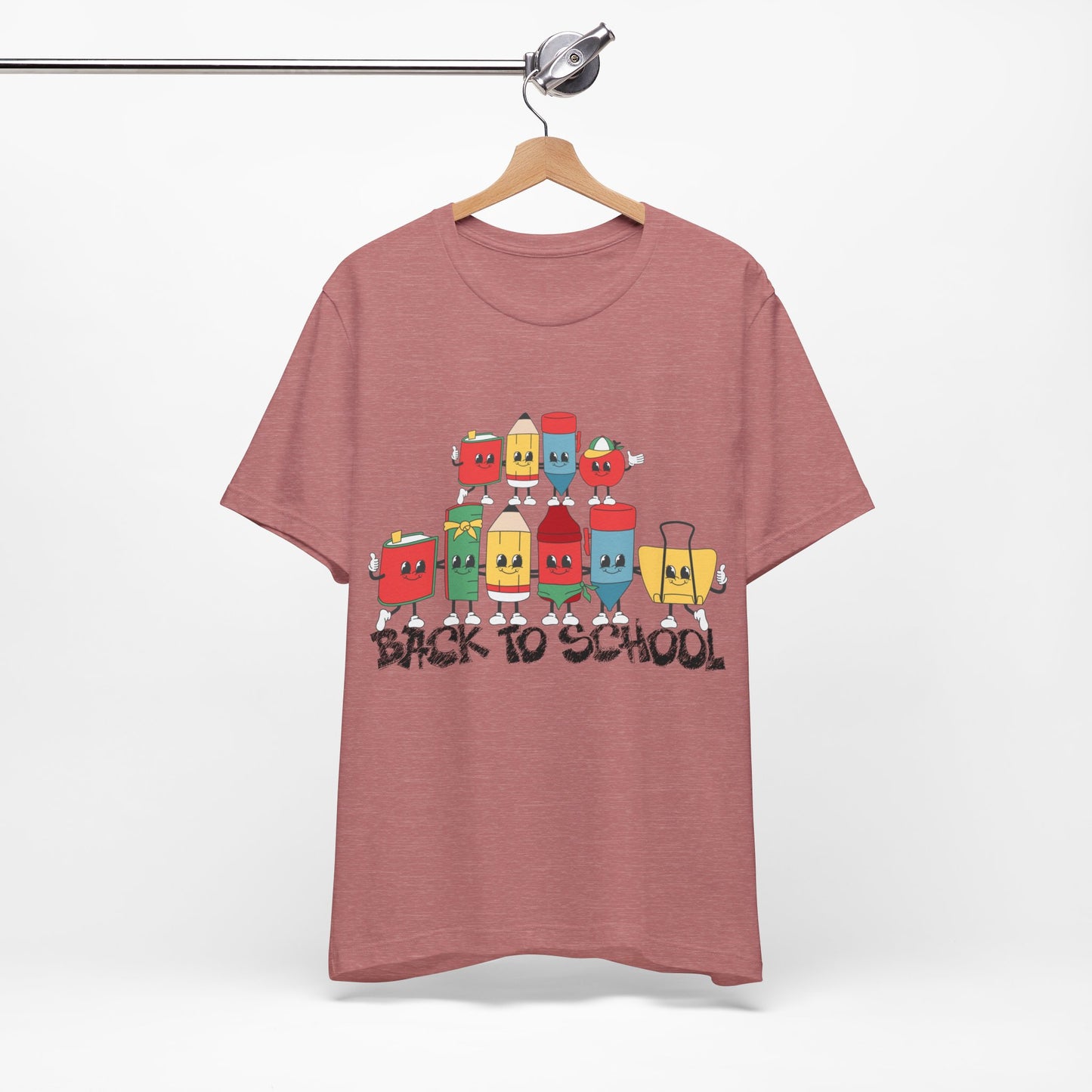 Back To School T-Shirt, Teacher Back To school unisex jersey short sleeve.First Day Vibes T-Shirt.