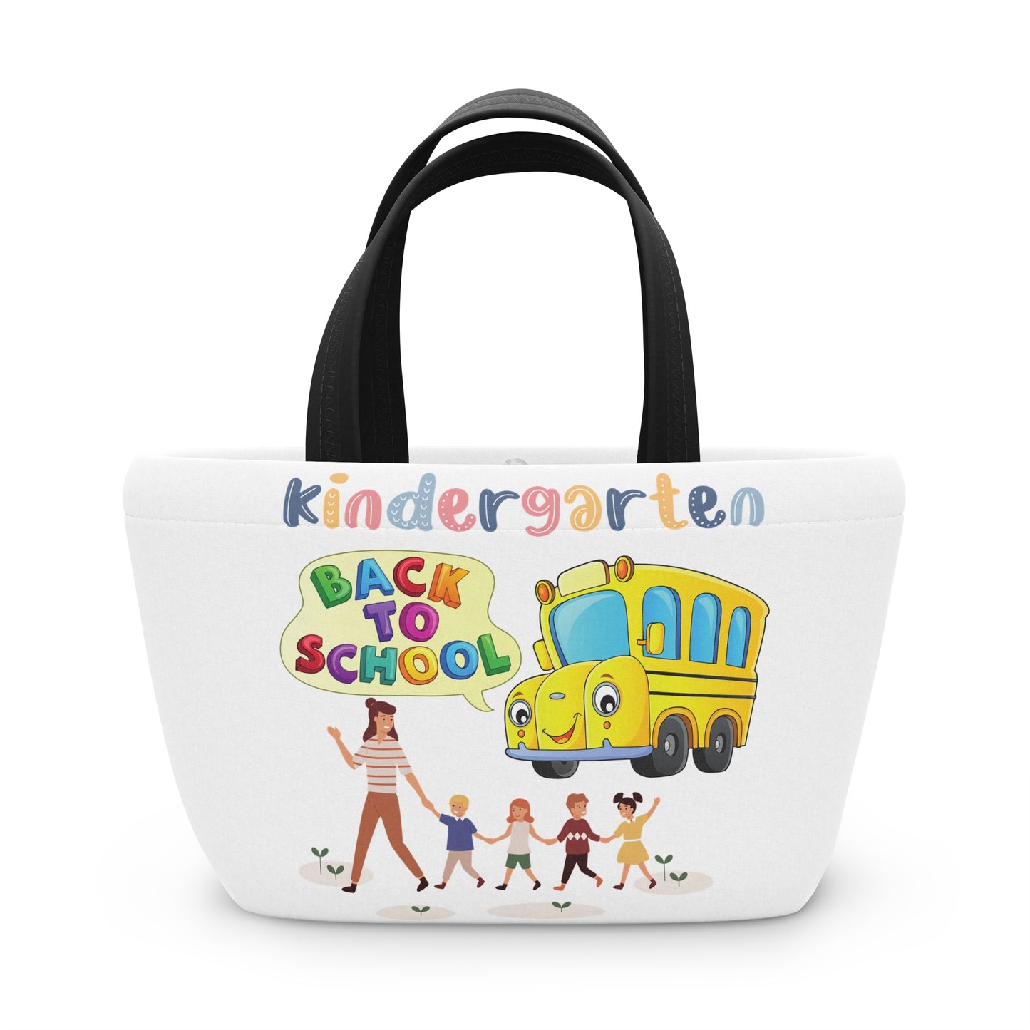 Back To School Lunch Bag, Back to Learning Lunch Bag, Ready for School Lunch Bag.