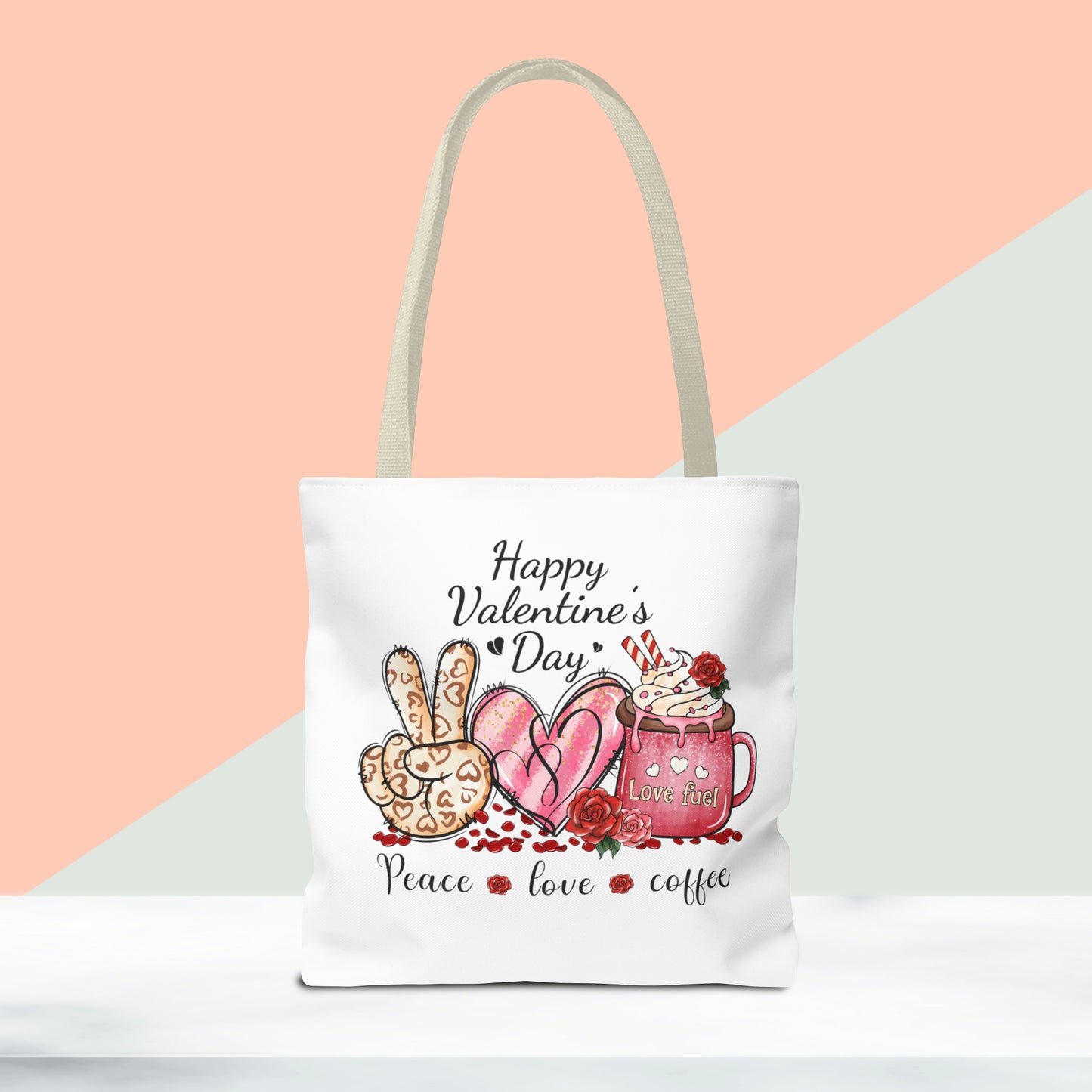 Happy Valentines Day Tote Bag