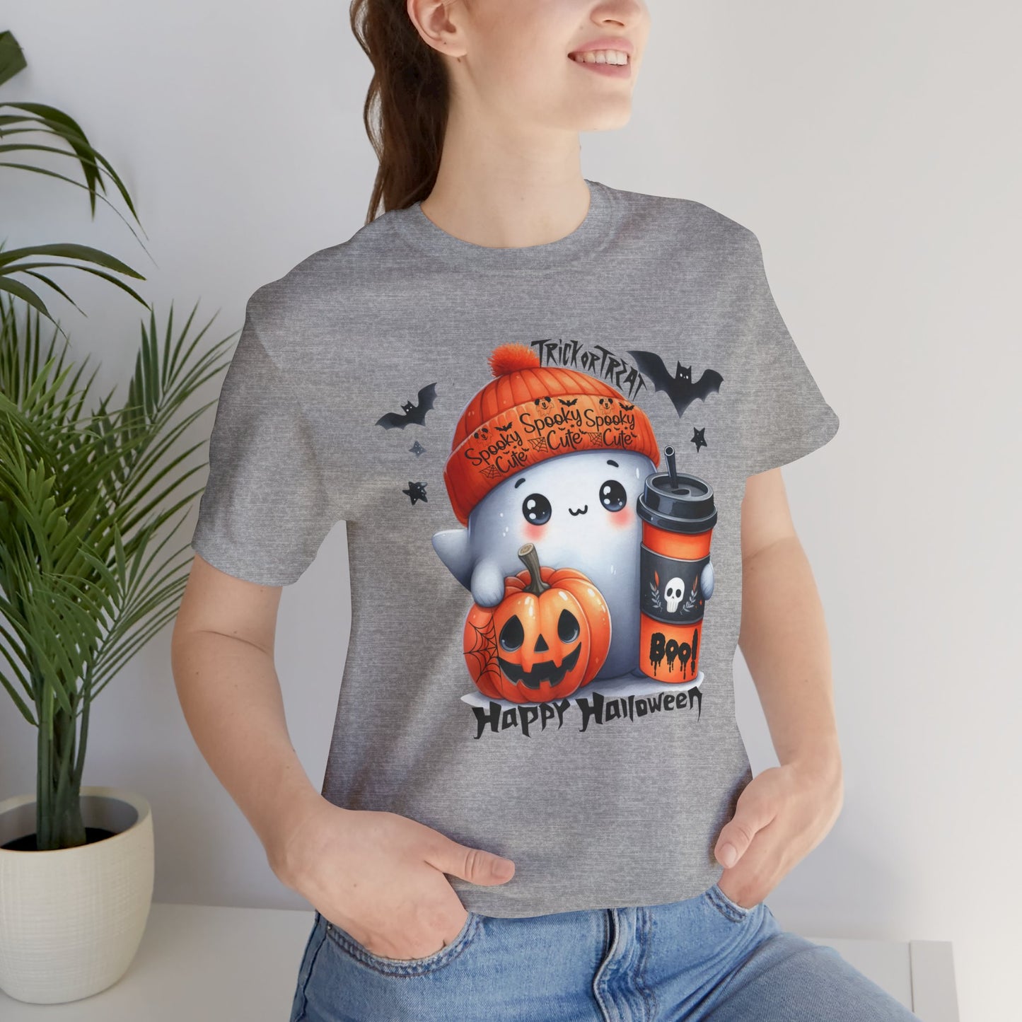 Spooky Cute Halloween T-shirt, Happy Halloween T-shirt, Trick Or Treat T-shirt, Halloween T-shirt, Cool Halloween T-shirt, Spooky T-shirt,