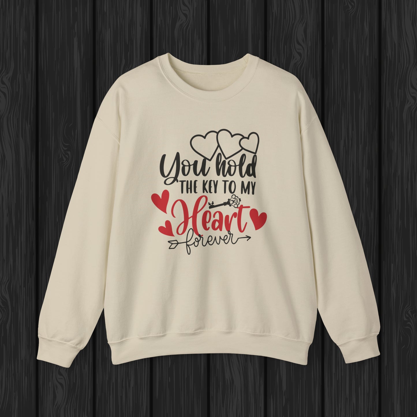 Happy valentines day Unisex Heavy Blend™ Crewneck Sweatshirt