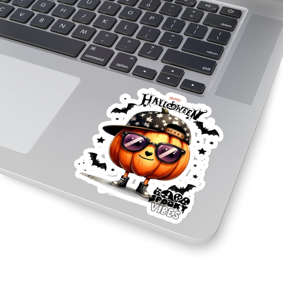 Spooky Vibes Happy Halloween Kiss-Cut Stickers, Happy Halloween Kiss-Cut Stickers, Spooky Season Kiss-Cut Stickers, Trick Or Treat Halloween Kiss-Cut Stickers.