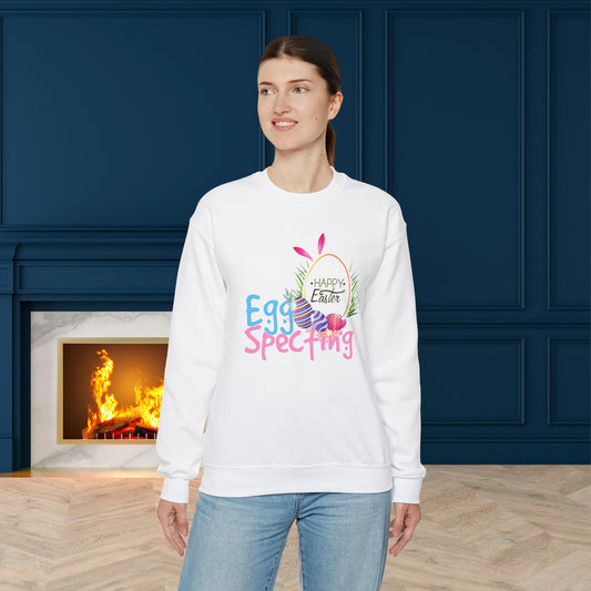 EggSpecting Unisex Crewneck Sweatshirt, Happy easter Sweatshirt