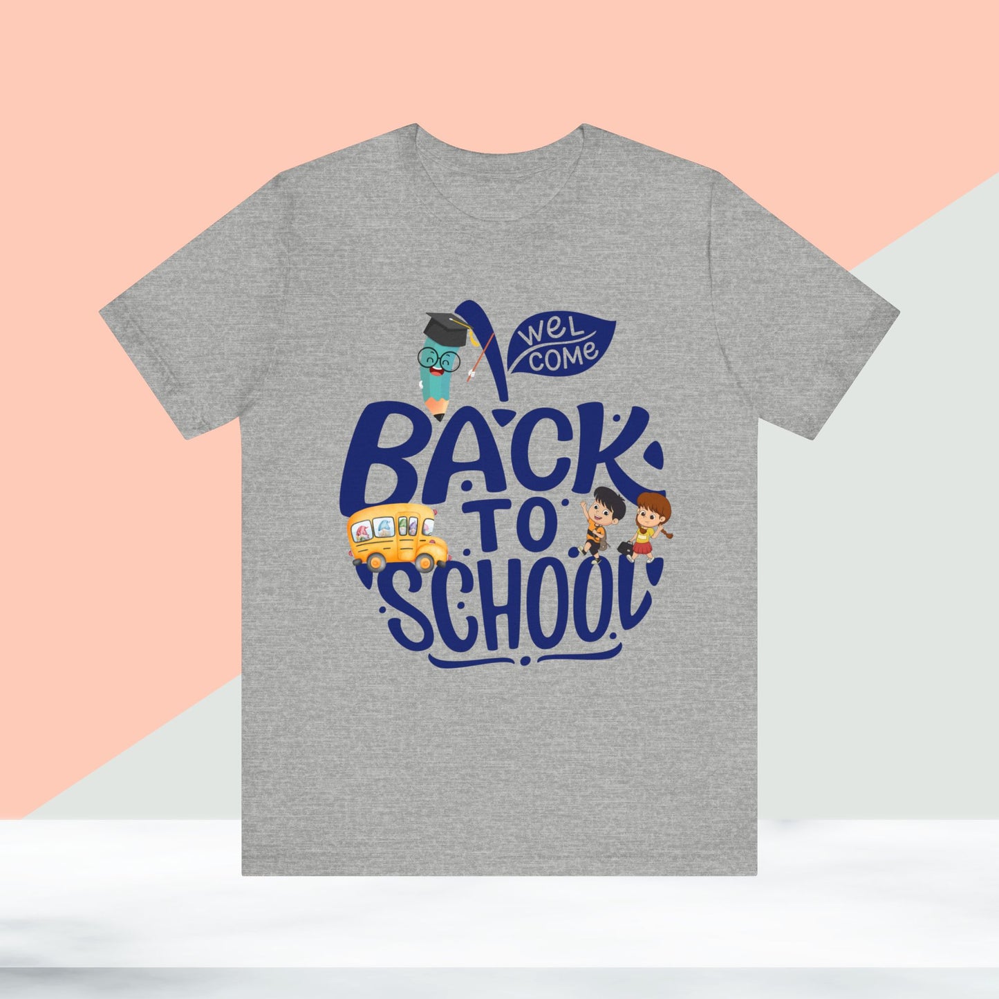 Welcome Back To School T-Shirt, Teacher T-Shirt, Teacher Back To school unisex jersey short sleeve.First Day Vibes T-Shirt.