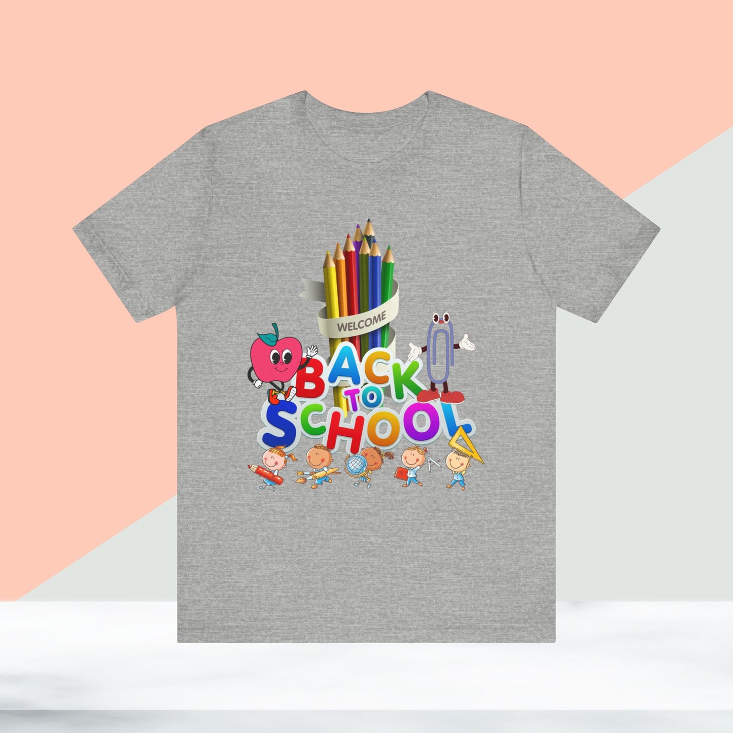 Welcome Back To School T-Shirt, Teacher T-Shirt, Teacher Back To school unisex jersey short sleeve.First Day Vibes T-Shirt.