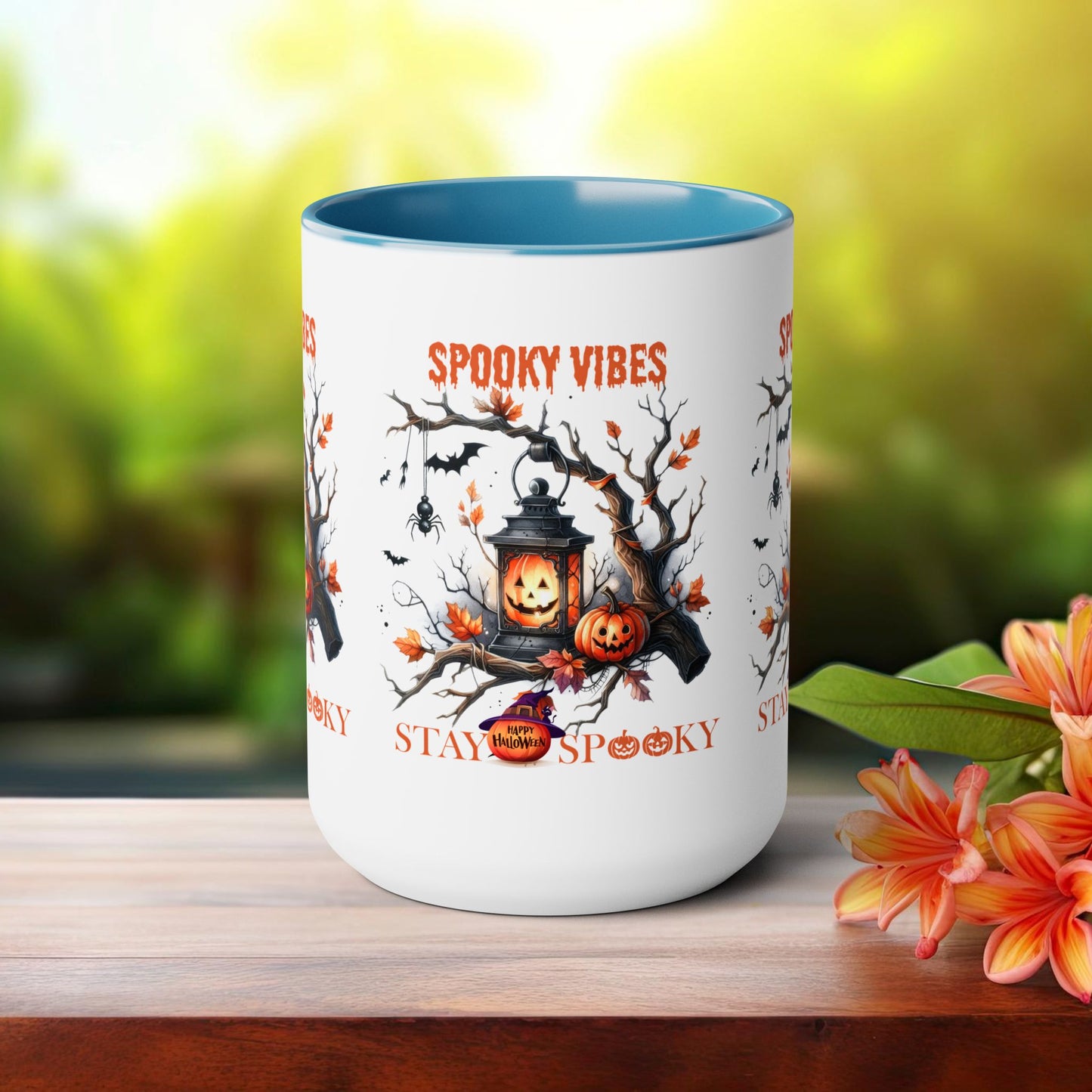 Spooky Vibes Halloween Coffee Mug,  Stay Spooky Halloween Coffee Mug, Trick or Treat Halloween Coffee Mug, Cute Skeleton Coffee Mug, Spooky Season Halloween Coffee Mug.