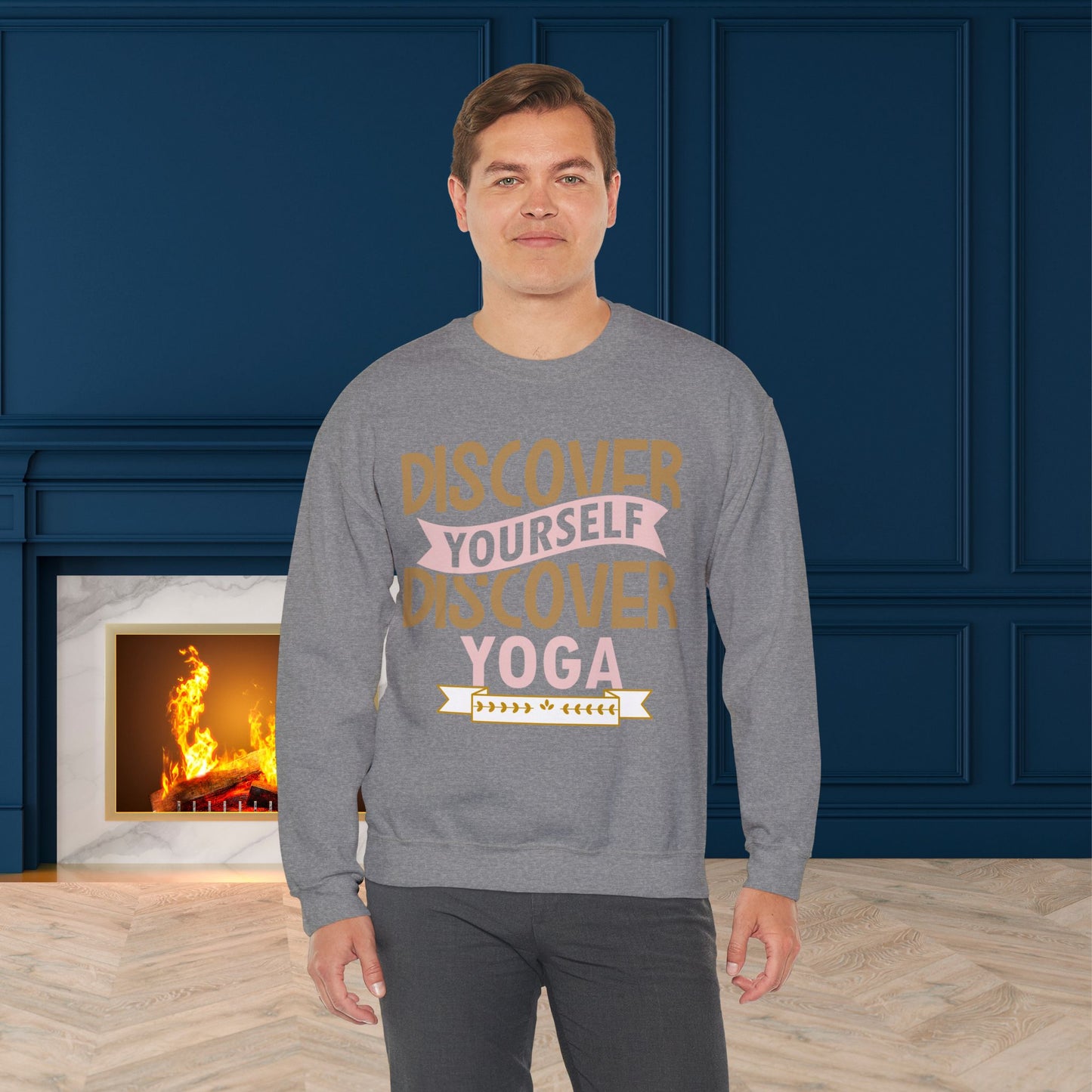 Yoga unisex heavy blend crewneck sweatshirt,Yoga workout Sweatshirt,Yoga lovers Sweatshirt, Yoga Instructor Gift, Gym Sweatshirt,  Gift For Yoga lovers, Gift For Yogi.