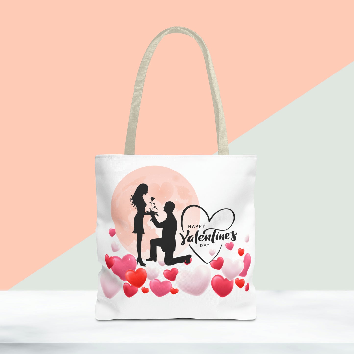 Happy Valentines Day Tote Bag