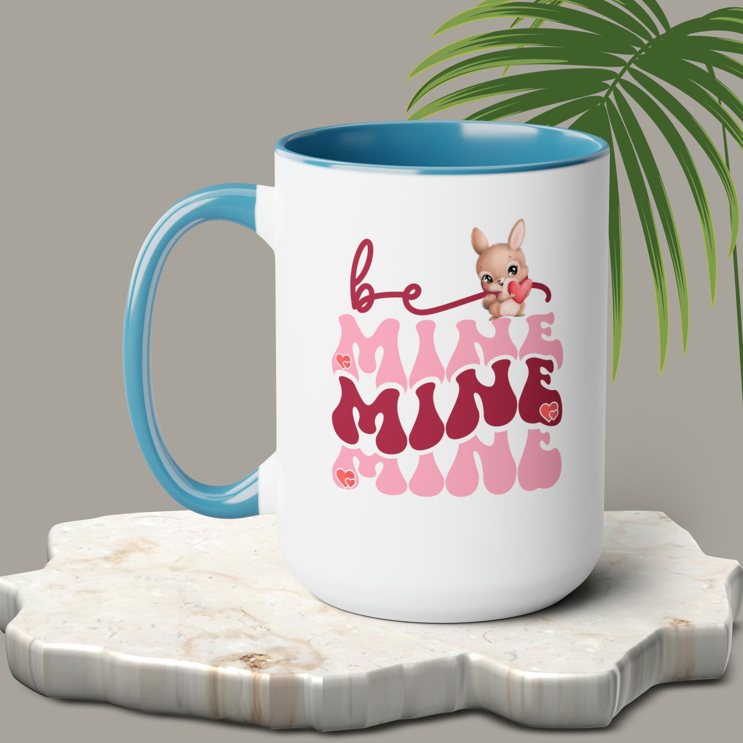 Happy valentines day Two-Tone Coffee Mugs, 15oz