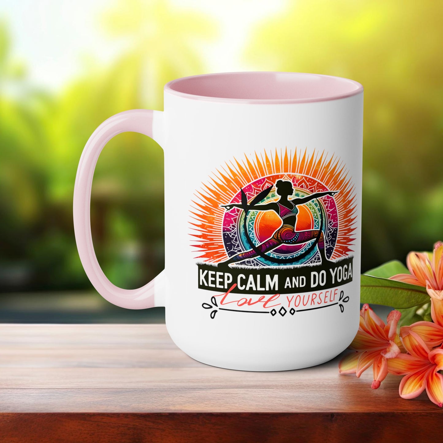 Keep Calm And Do Yoga Coffee Mug, Cute Yoga Coffee Mug, Yoga lovers Coffee Mug, Yoga Instructor Gift, Gift For Yoga lover, Gift For Yogi.