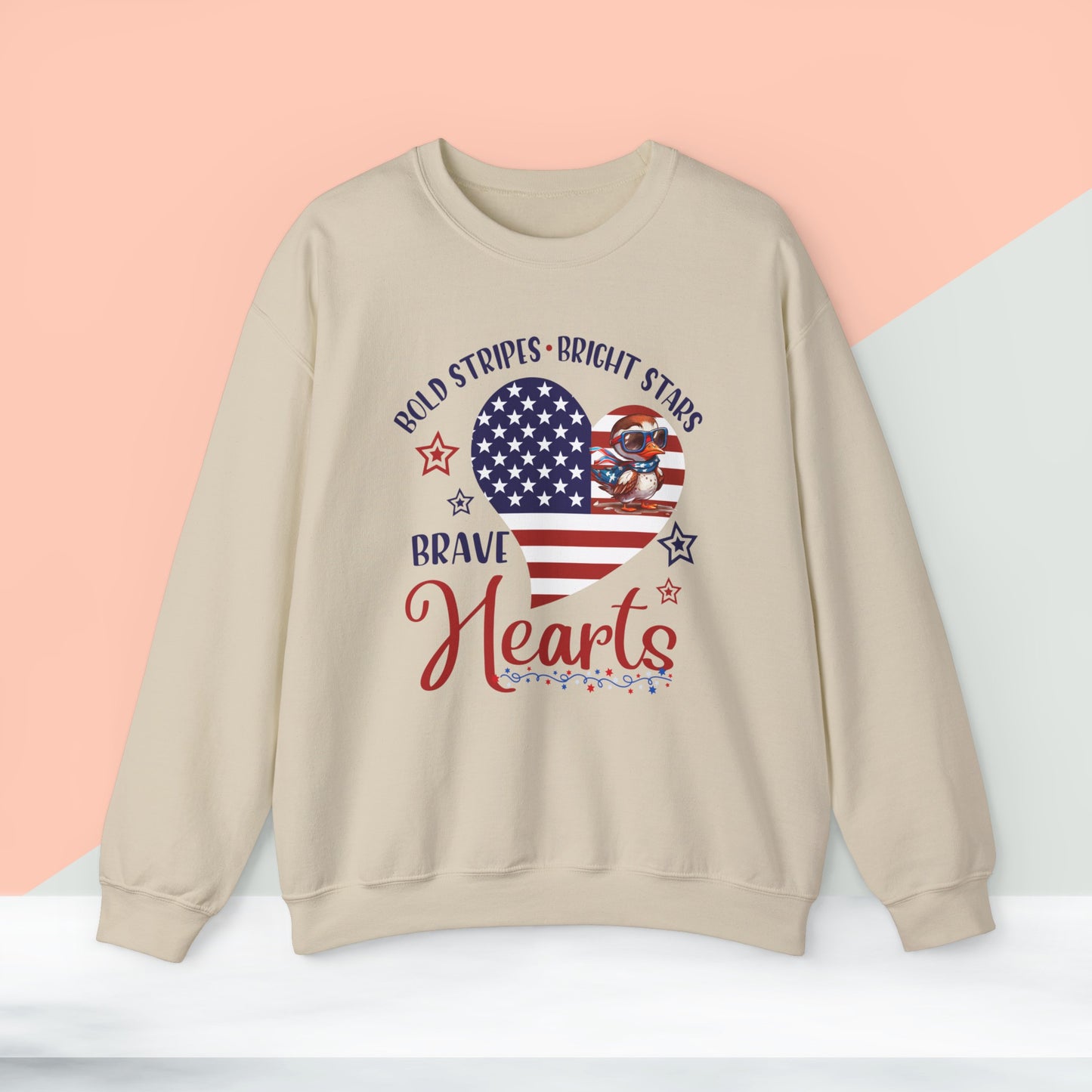 Happy 4th Of July Sweatshirt, Fourth of July unisex heavy blend crewneck sweatshirt.