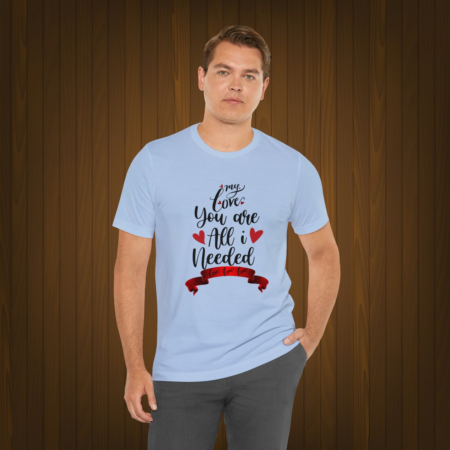 Happy valentines day Unisex Jersey Short Sleeve Tee