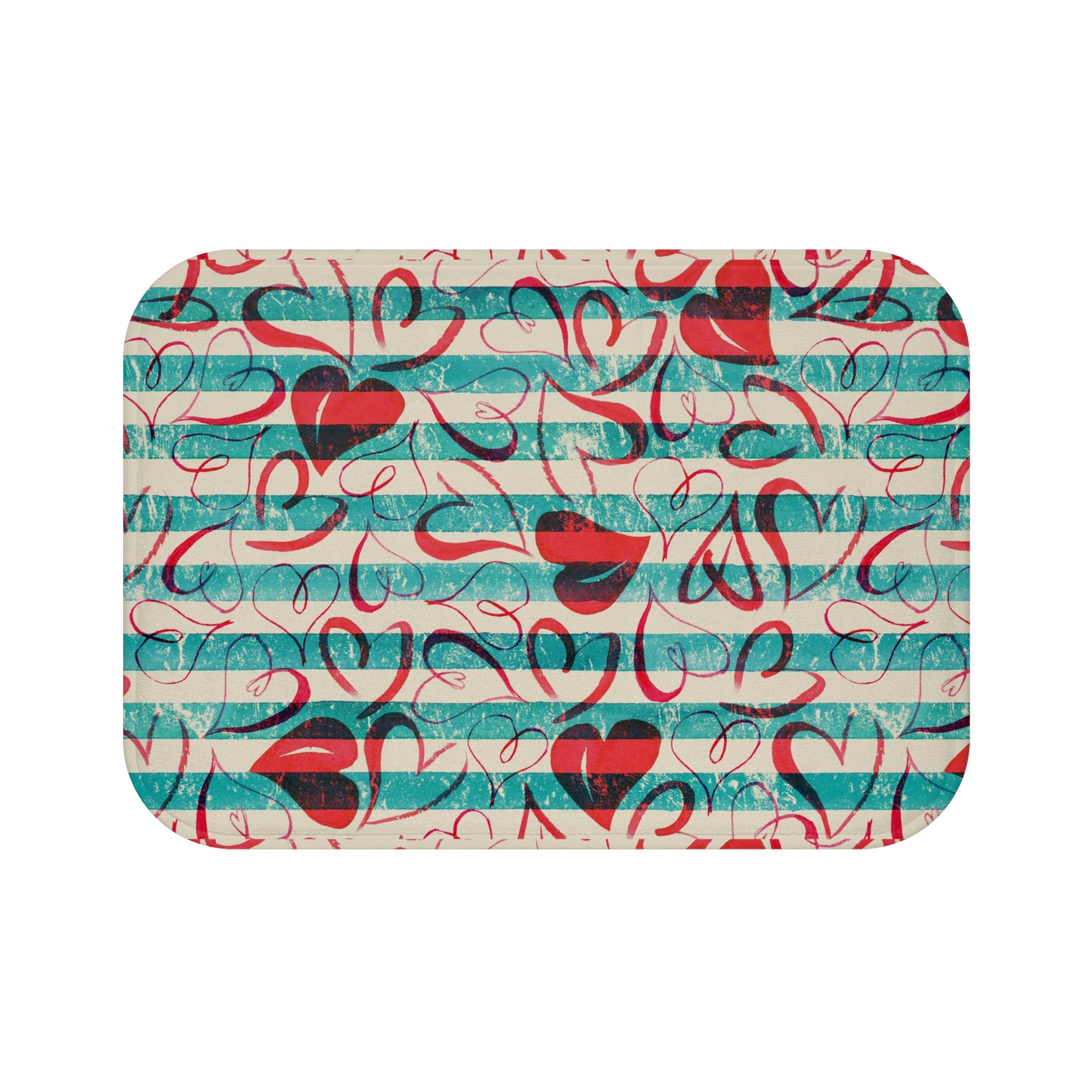 Happy Valentines Day Bath Mat