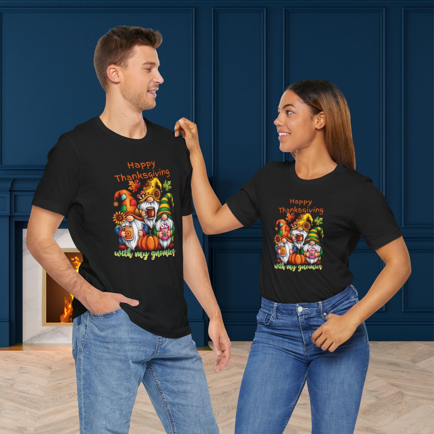 Happy Thanksgiving T-shirt, Happy thanksgiving 2024 T-shirt, Thanksgiving Gift,Turkey Shirt, Family Thanksgiving, Holiday Outfit.