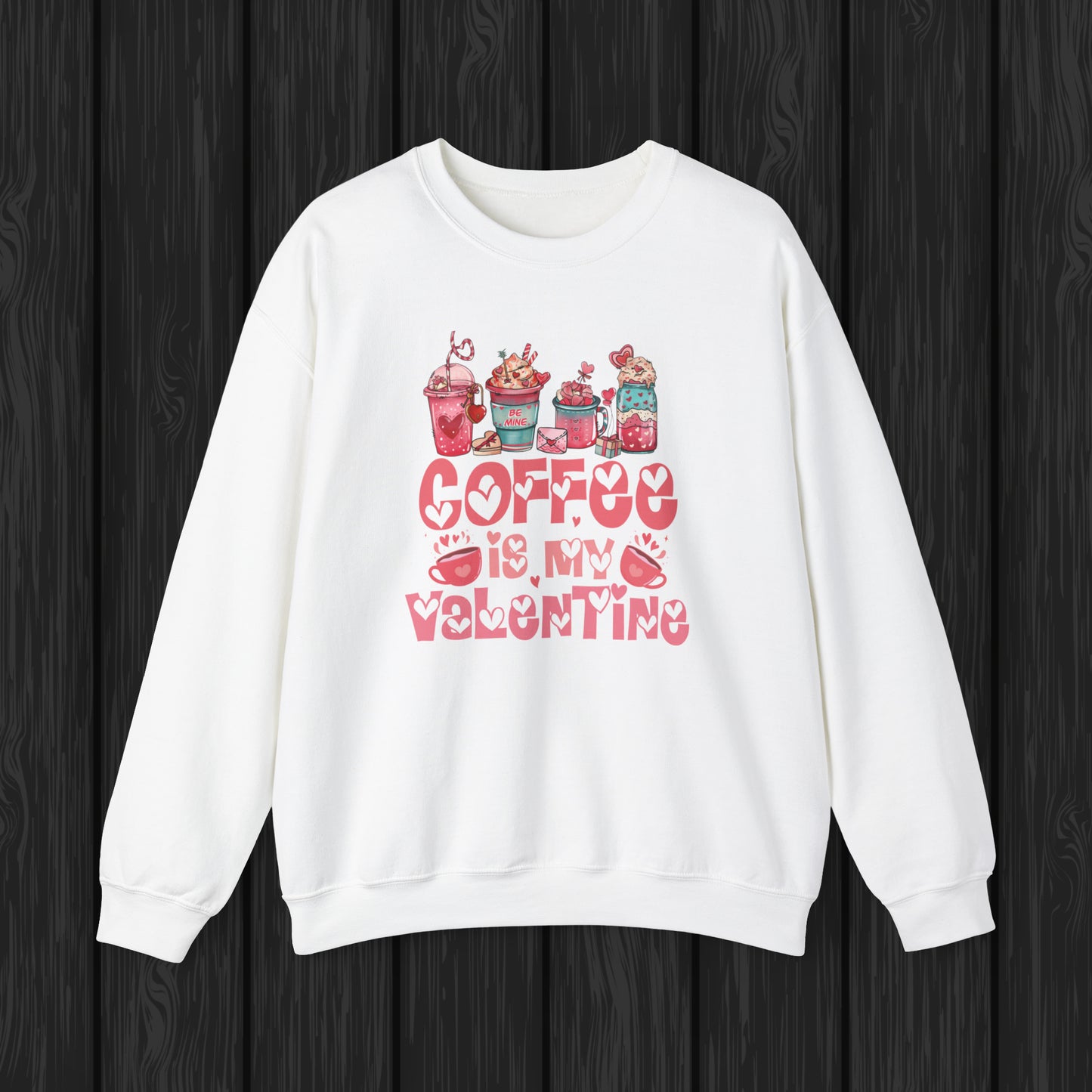 Happy valentines day Unisex Heavy Blend™ Crewneck Sweatshirt