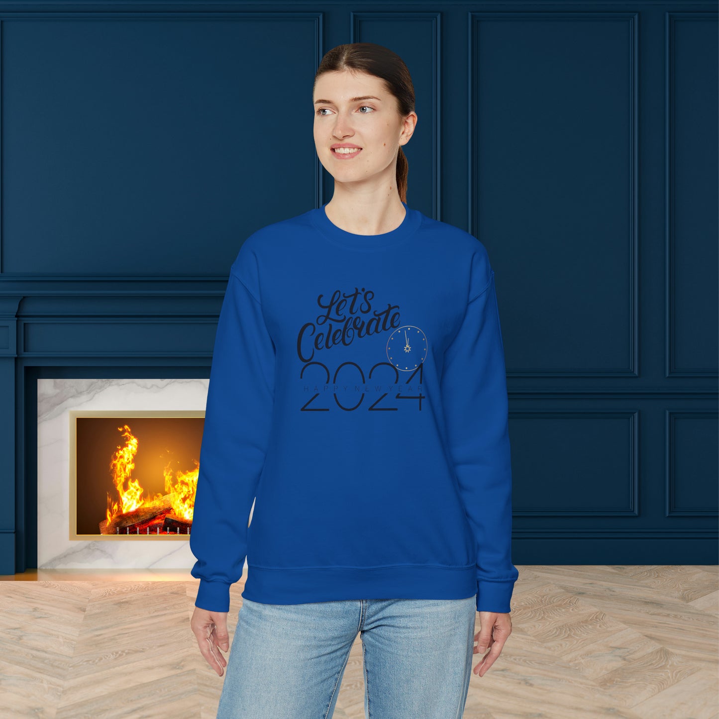 Happy New Year Unisex Heavy Blend™ Crewneck Sweatshirt